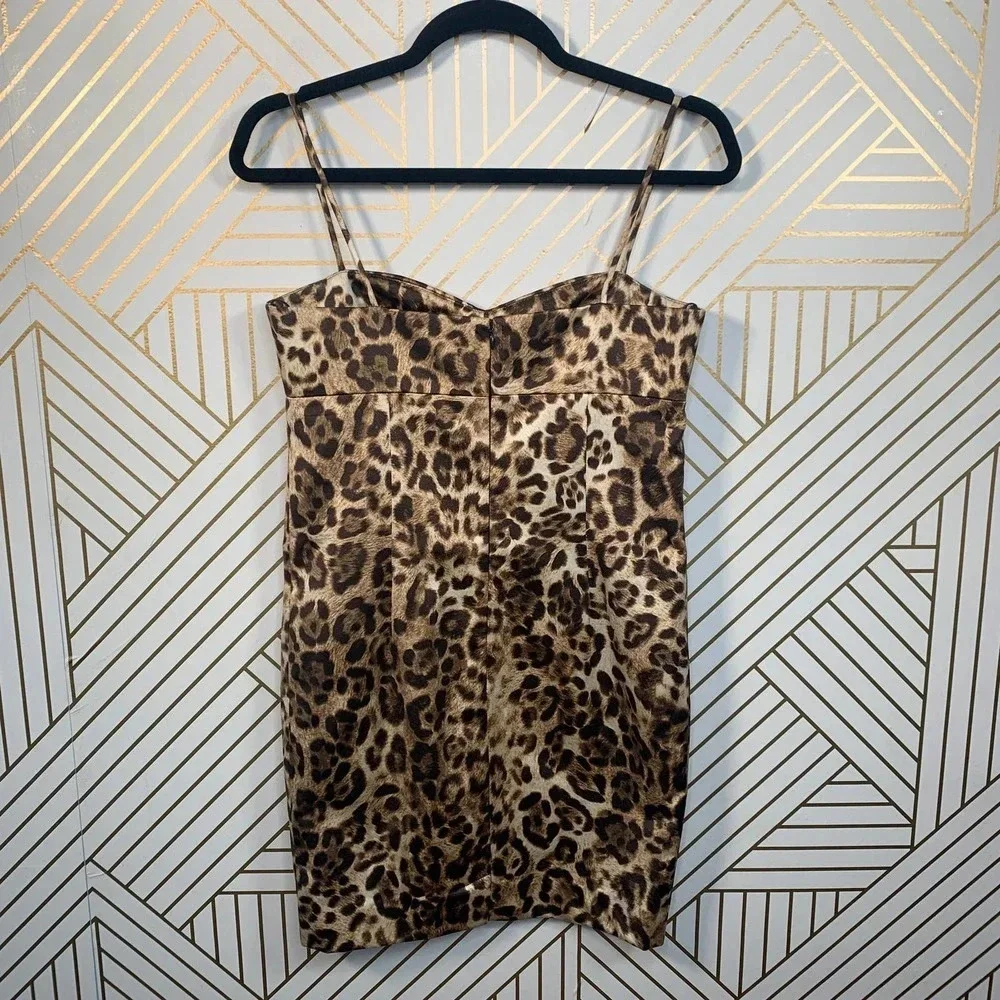 Michael Kors Collection Leopard Print‎ Mini Dress